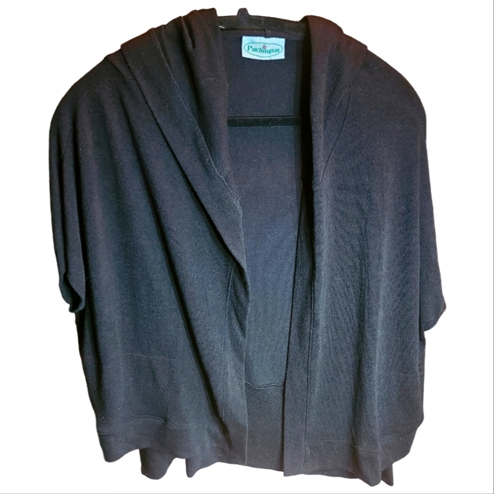 032 PATCHINGTON 3XL SHORT SLEEVE HOODED CARDIGAN SWEATER